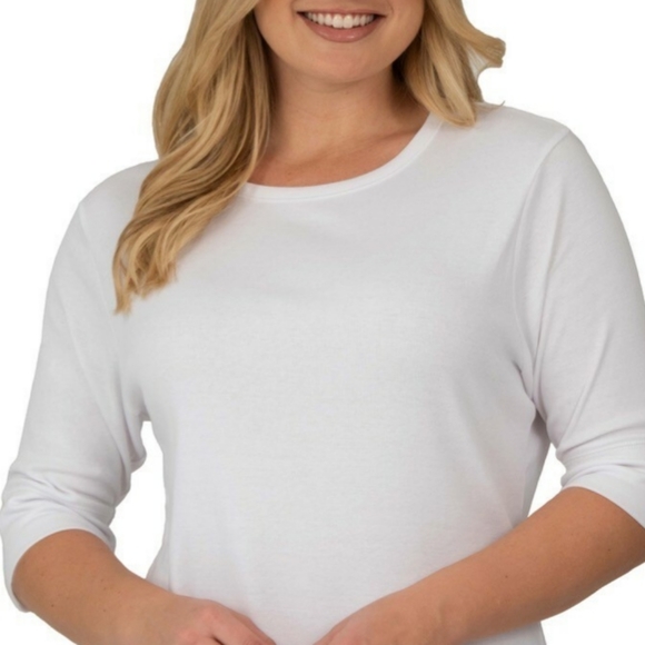 Distinct Apparel, Sz S, white tshirt - Picture 2 of 2